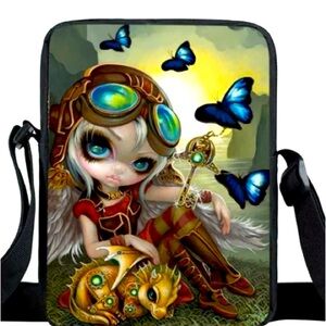 "Dragons Flight" Canvas Messenger / Carry bag